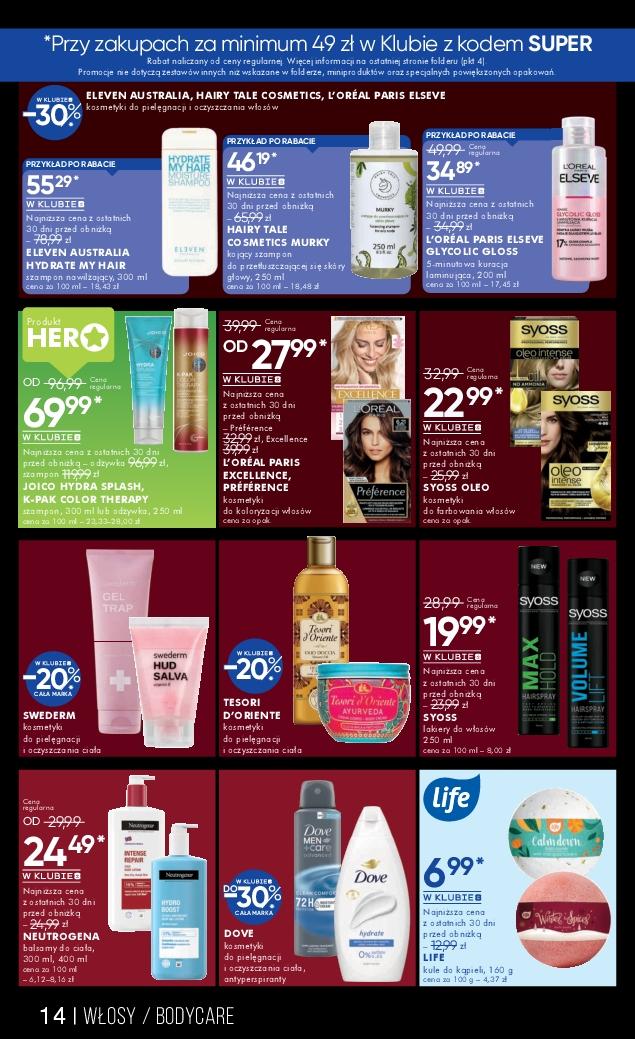 Gazetka promocyjna Superpharm str. 14