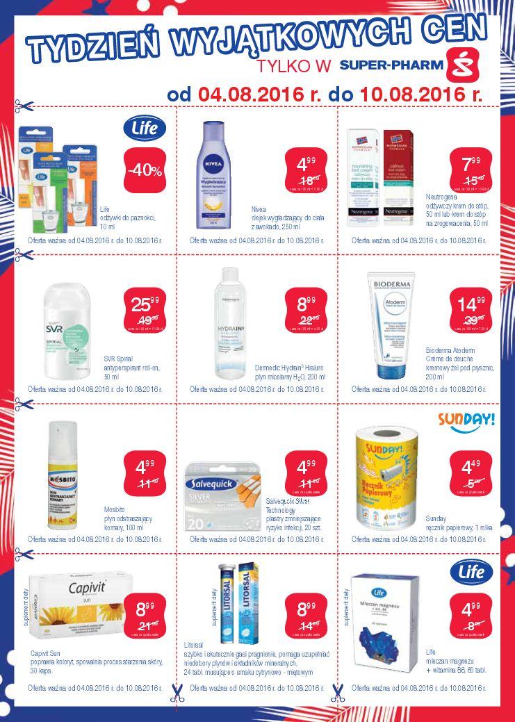 Gazetka promocyjna Superpharm str. 1