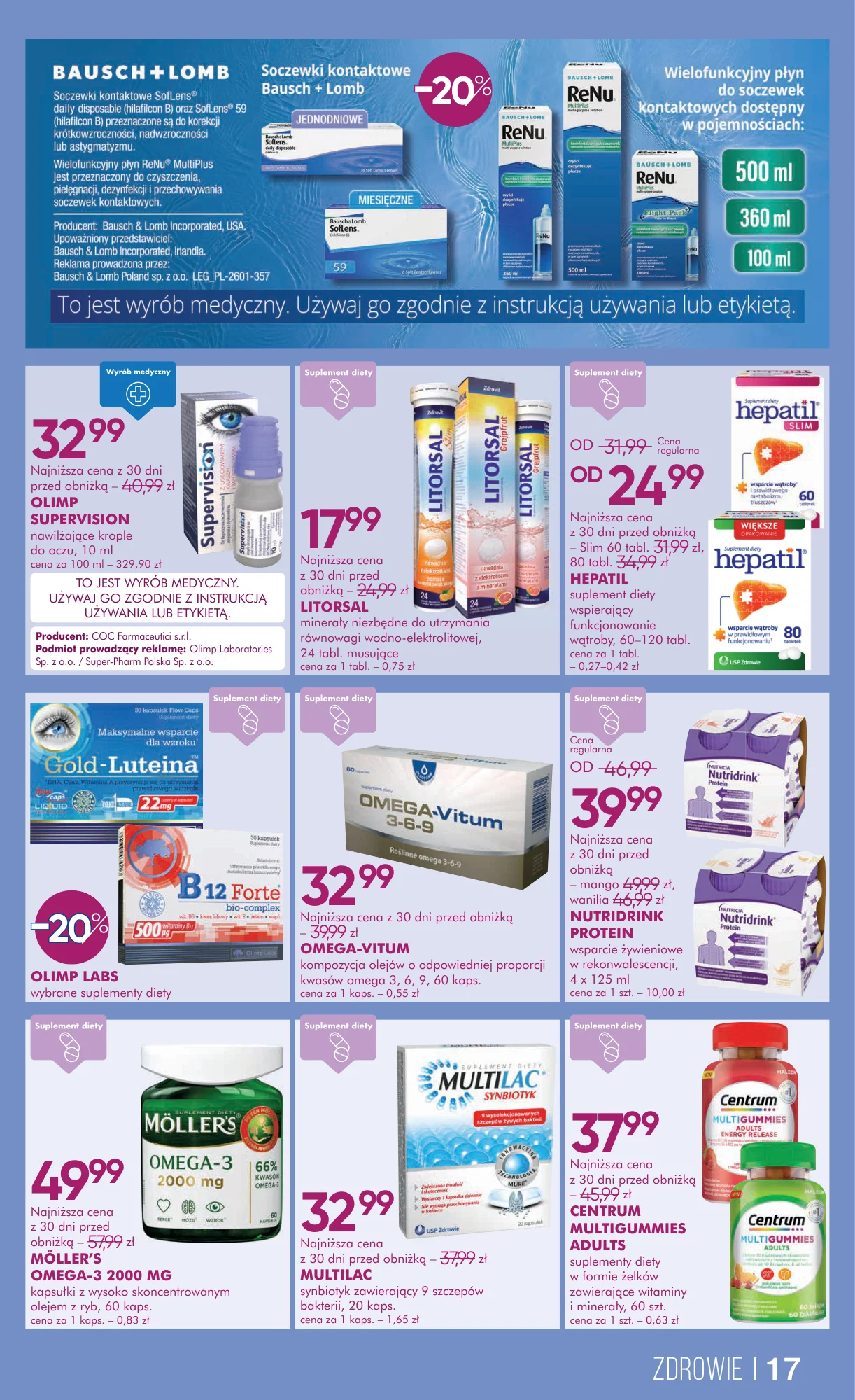 Gazetka promocyjna Superpharm str. 17