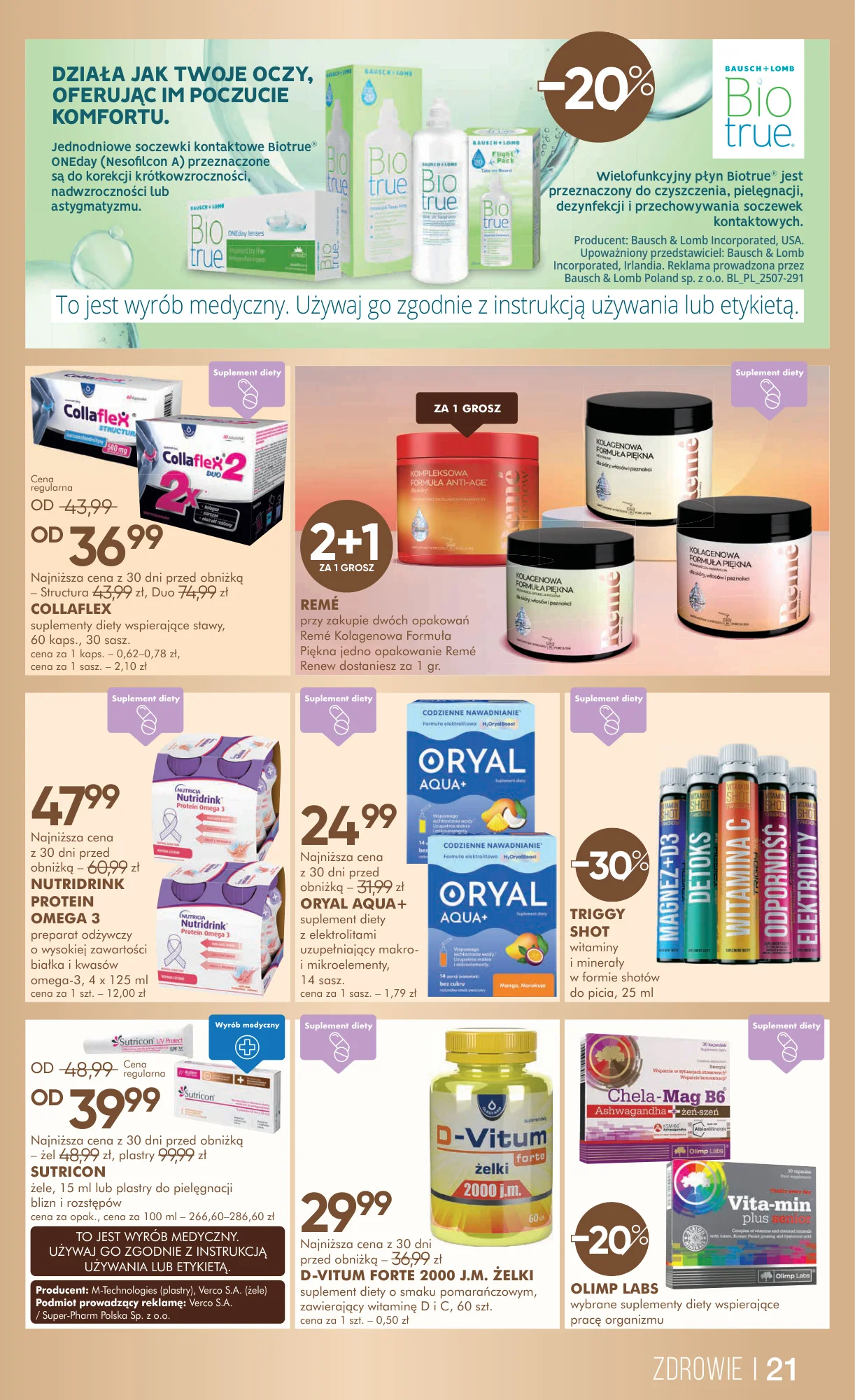 Gazetka promocyjna Superpharm str. 21