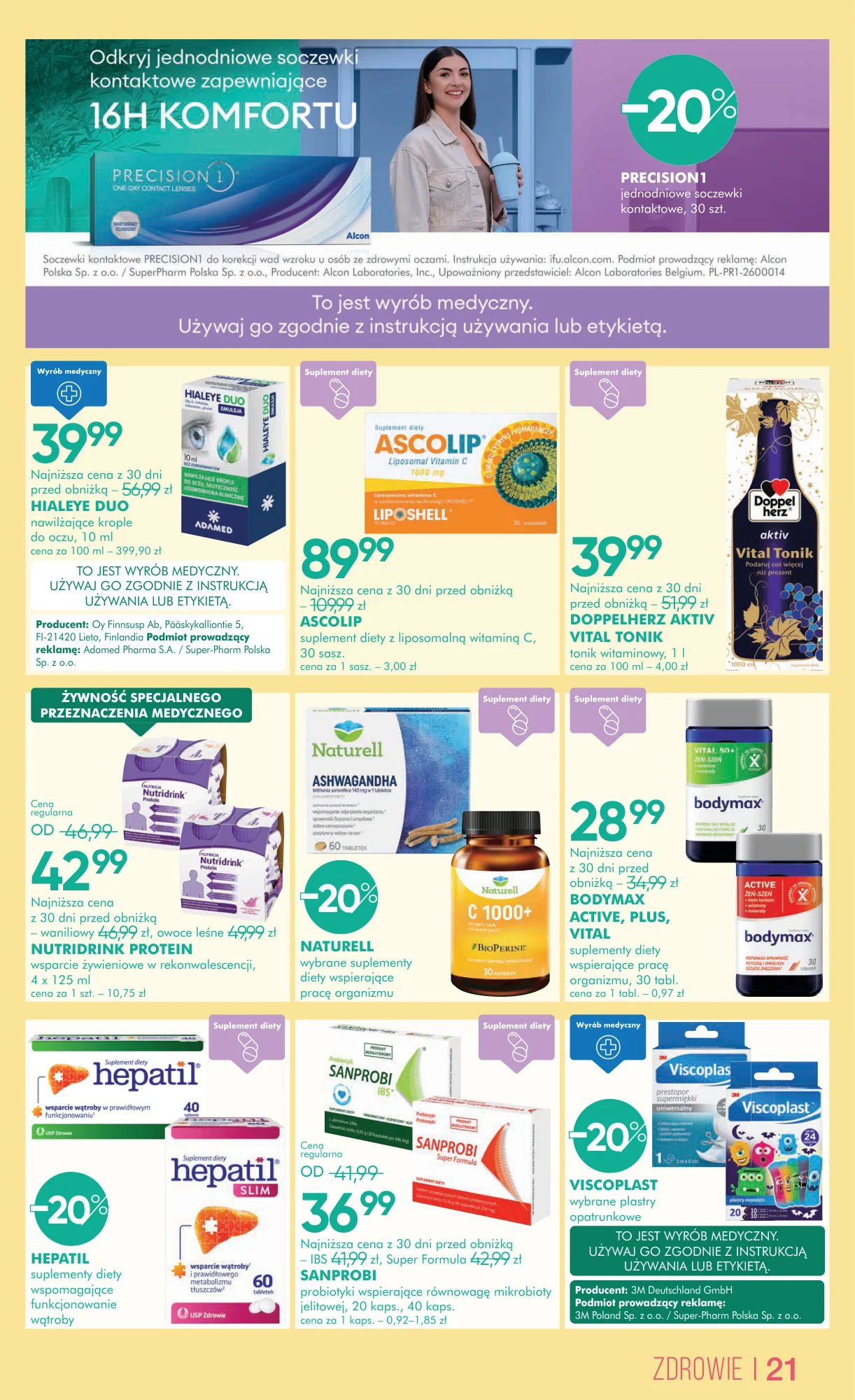 Gazetka promocyjna Superpharm str. 21