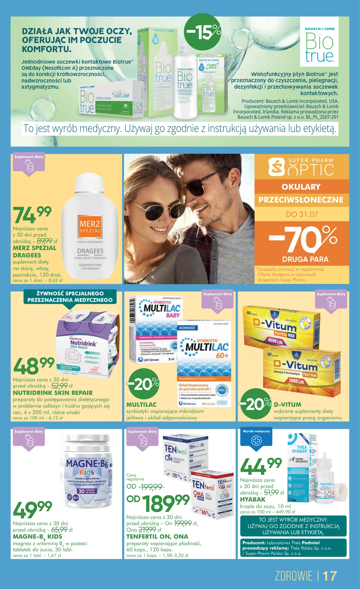 Gazetka promocyjna Superpharm str. 17