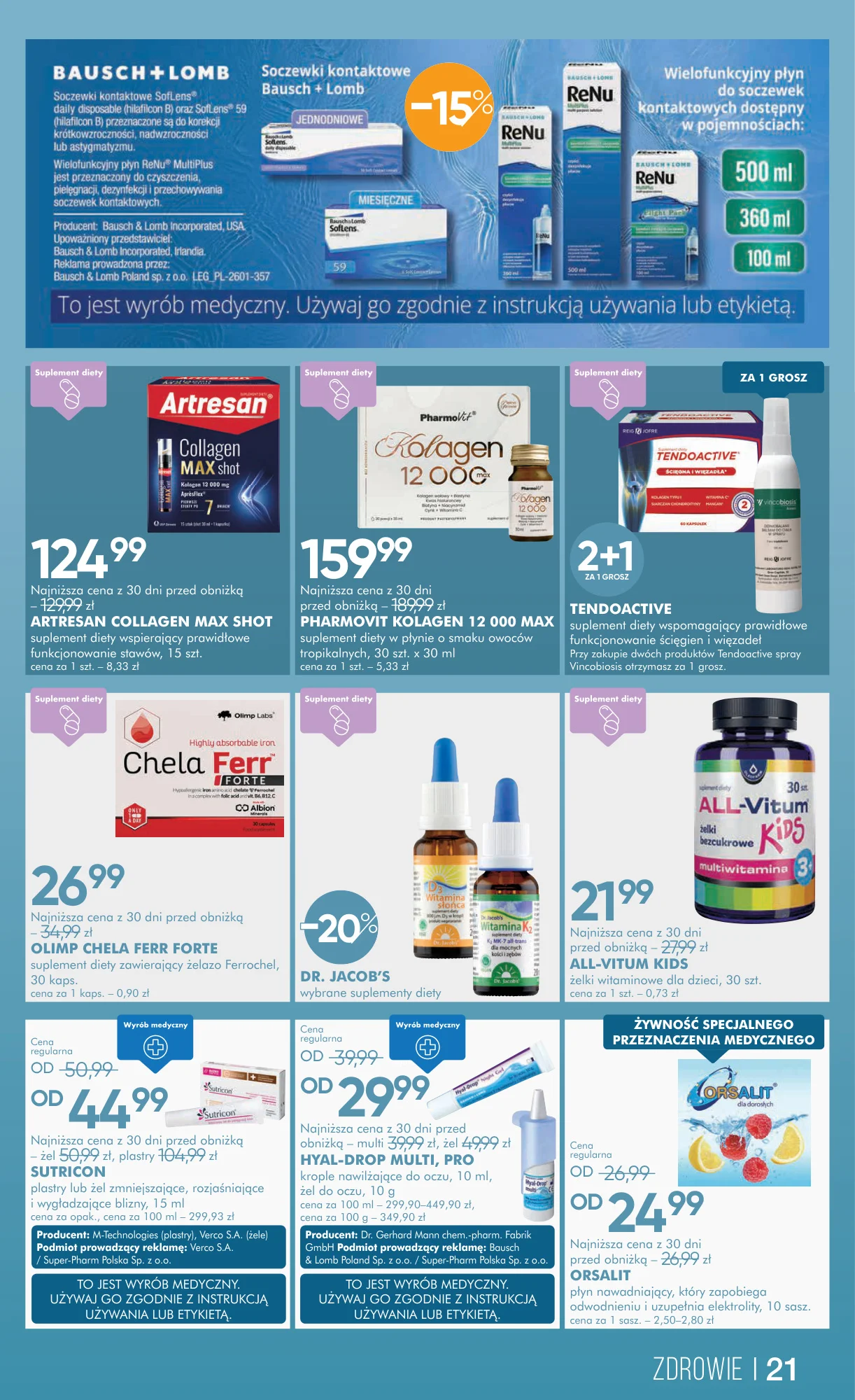 Gazetka promocyjna Superpharm str. 21