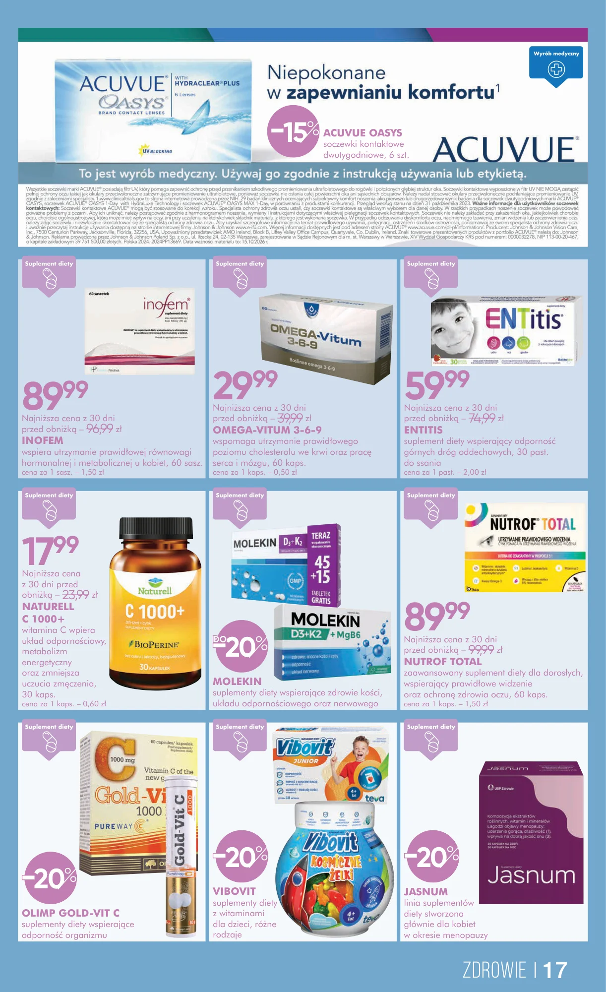 Gazetka promocyjna Superpharm str. 17