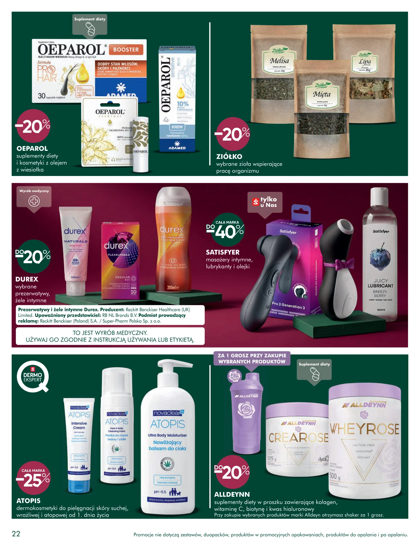 Gazetka promocyjna Superpharm str. 22