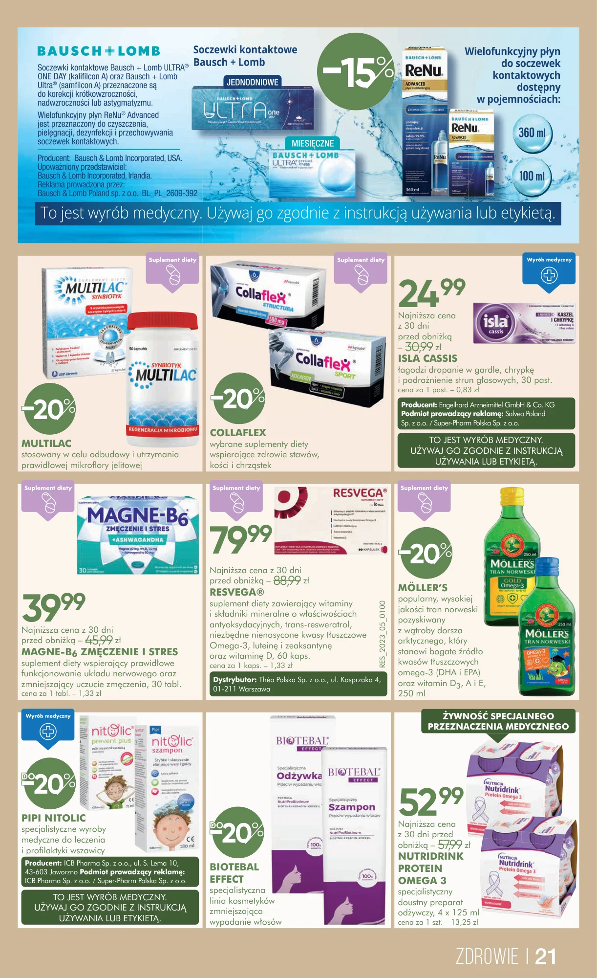 Gazetka promocyjna Superpharm str. 21