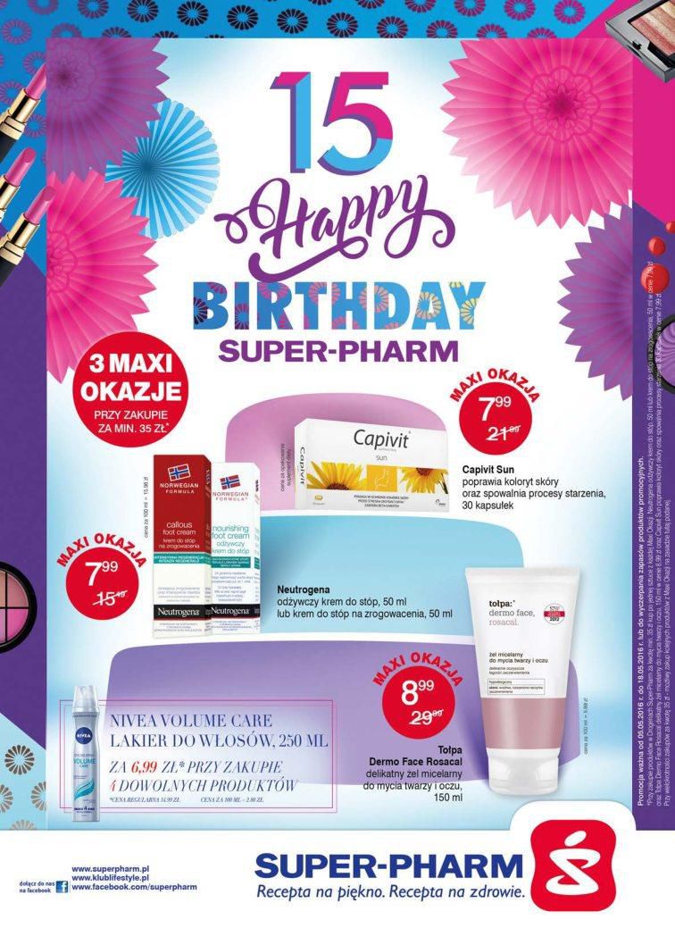 Gazetka promocyjna Superpharm str. 1