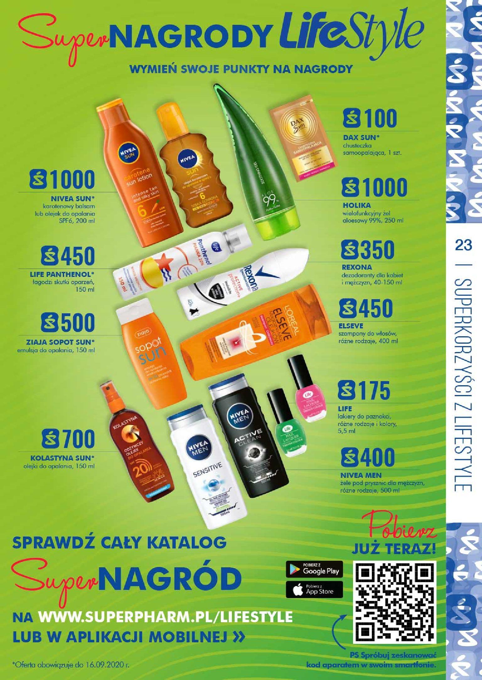 Gazetka promocyjna Superpharm str. 23