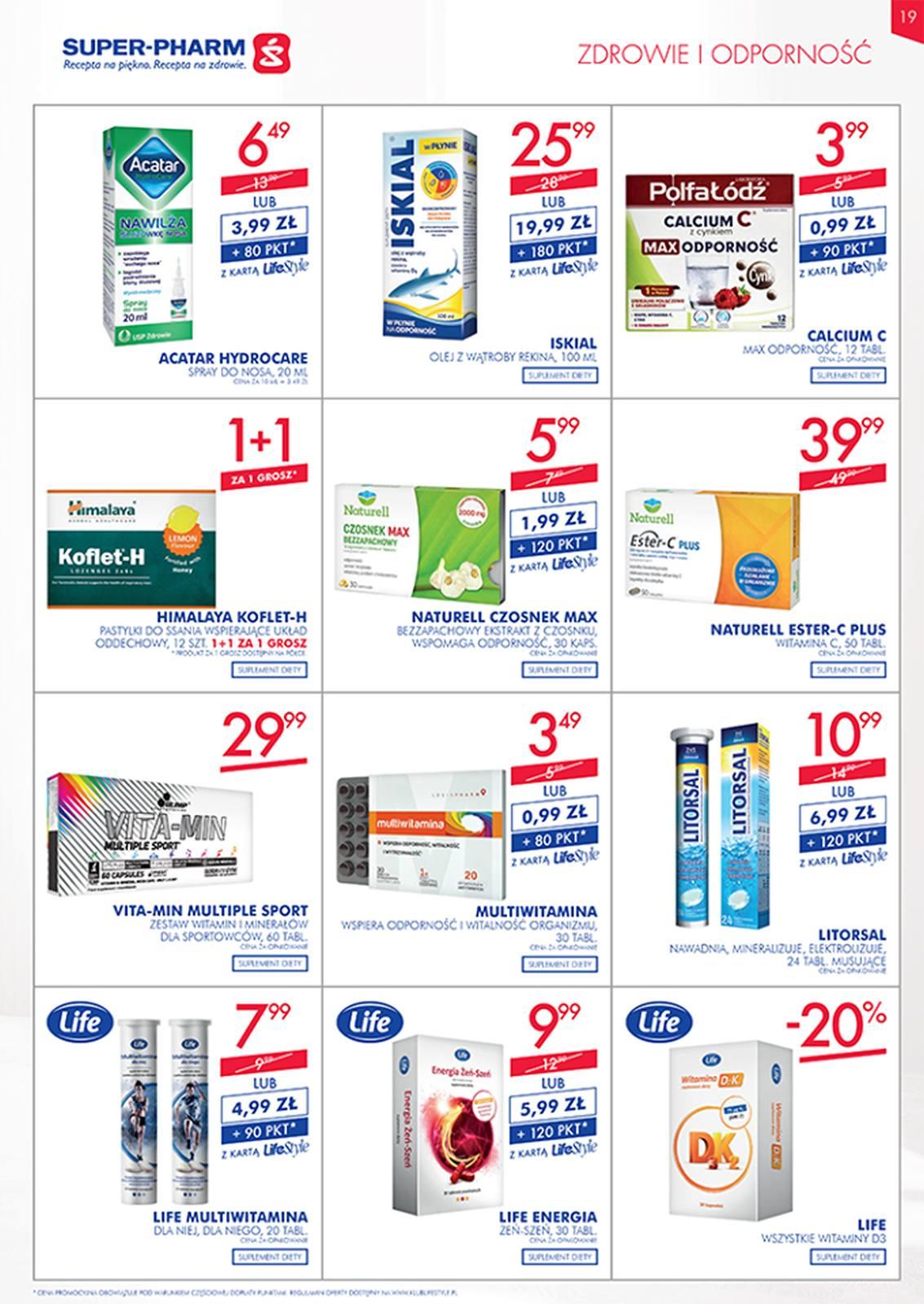 Gazetka promocyjna Superpharm str. 19