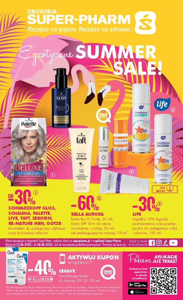 Gazetka promocyjna Superpharm str. 1