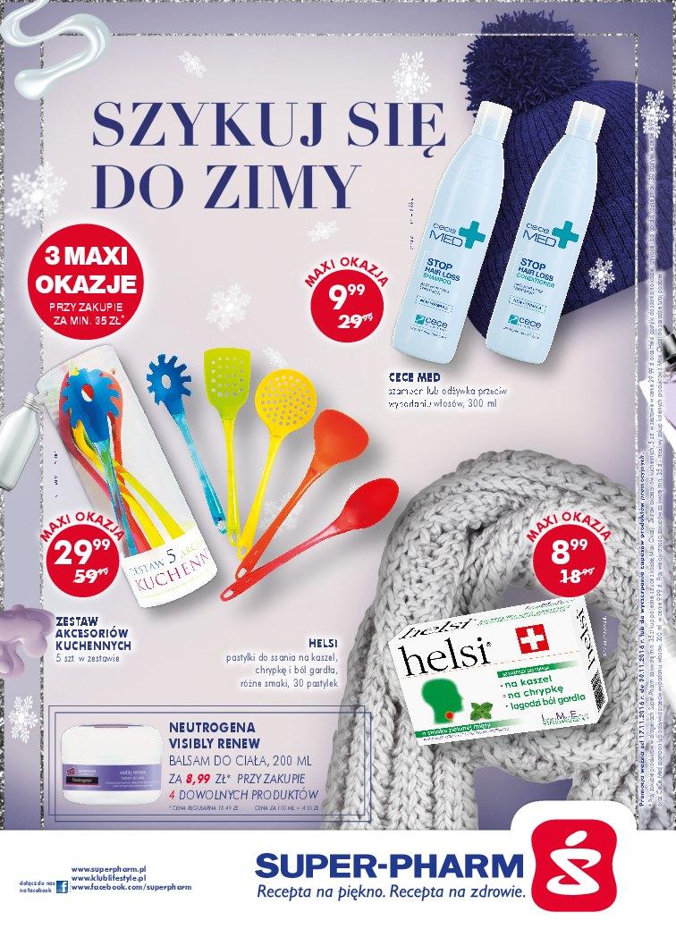 Gazetka promocyjna Superpharm str. 1