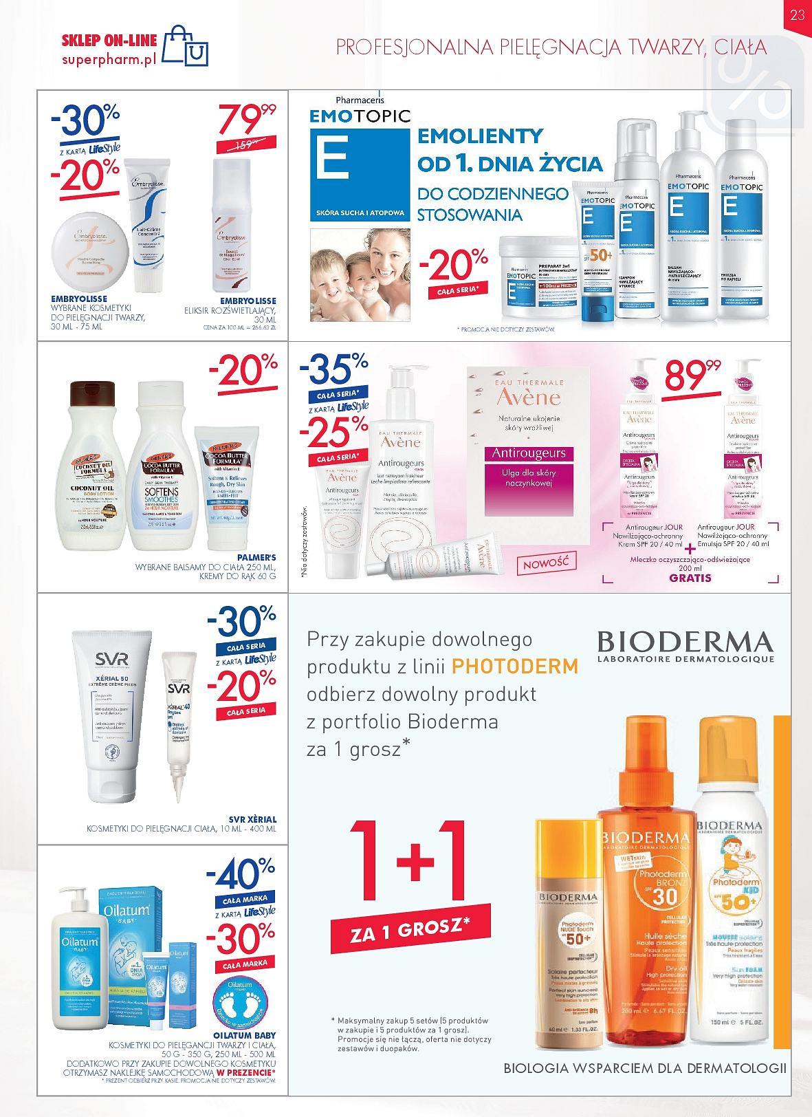 Gazetka promocyjna Superpharm str. 23