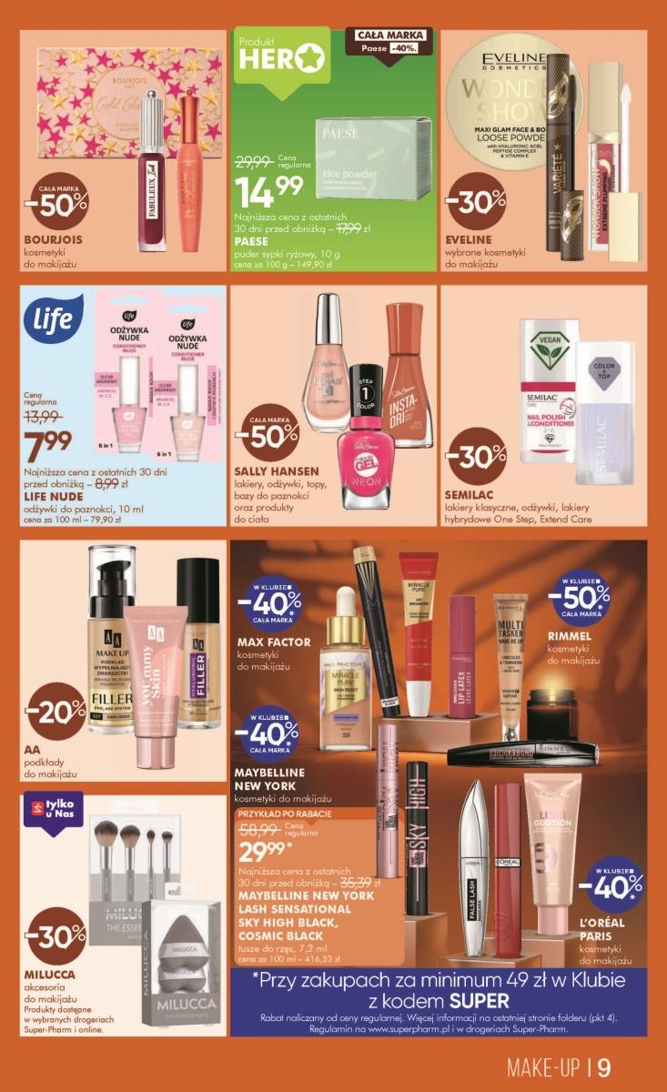 Gazetka promocyjna Superpharm str. 9