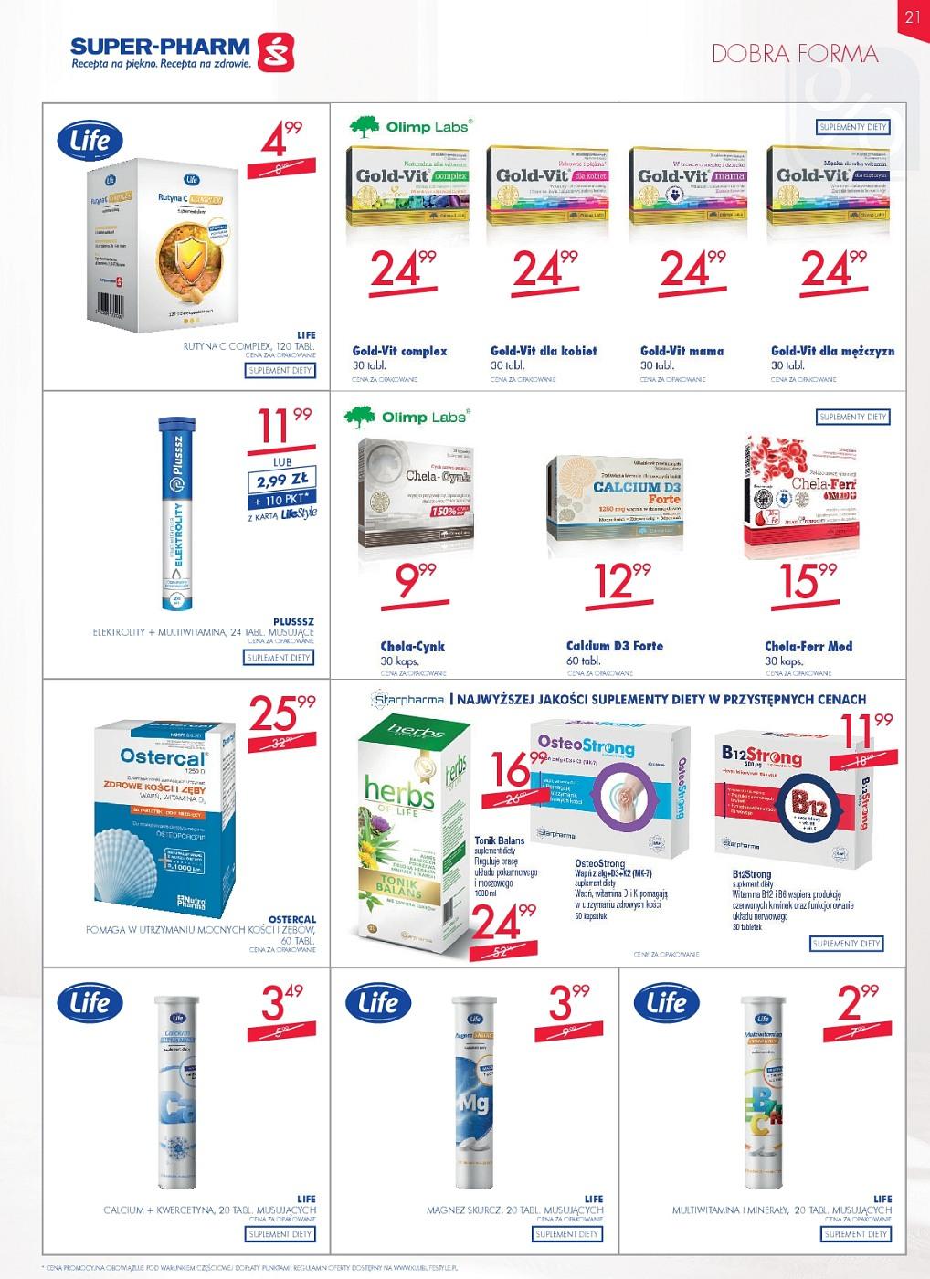 Gazetka promocyjna Superpharm str. 21