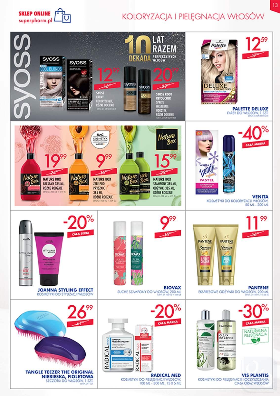 Gazetka promocyjna Superpharm str. 13