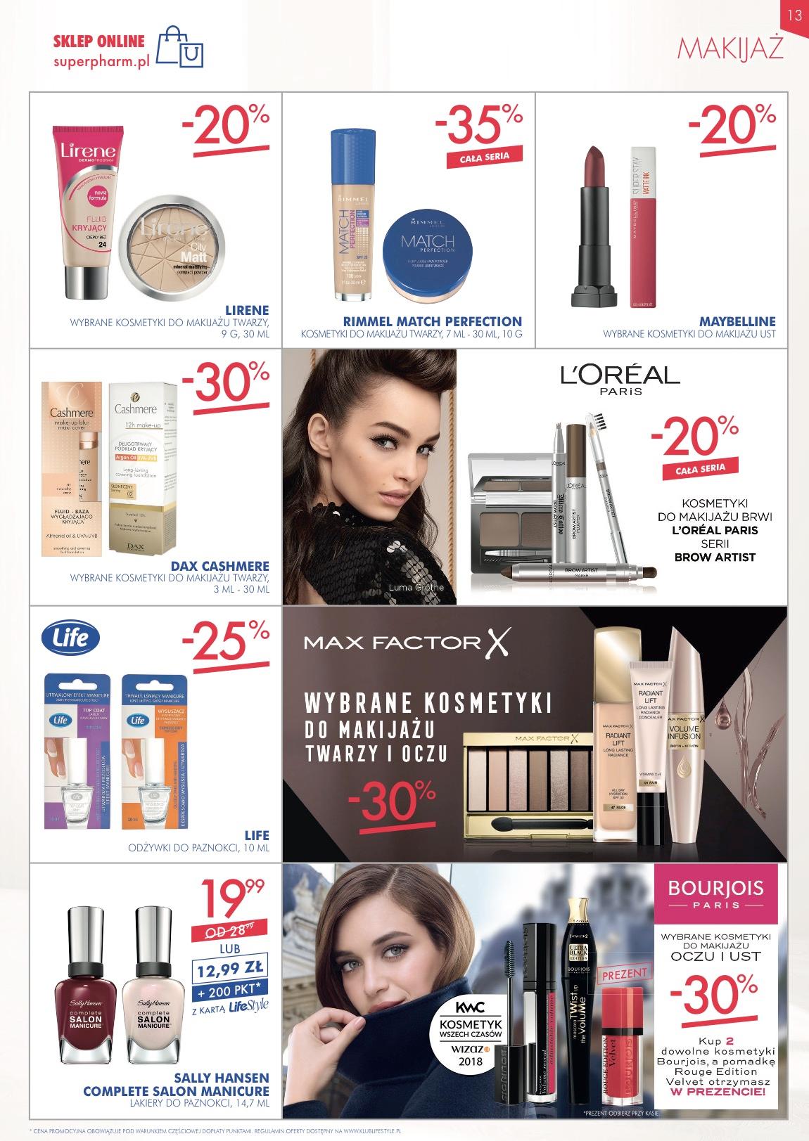 Gazetka promocyjna Superpharm str. 13