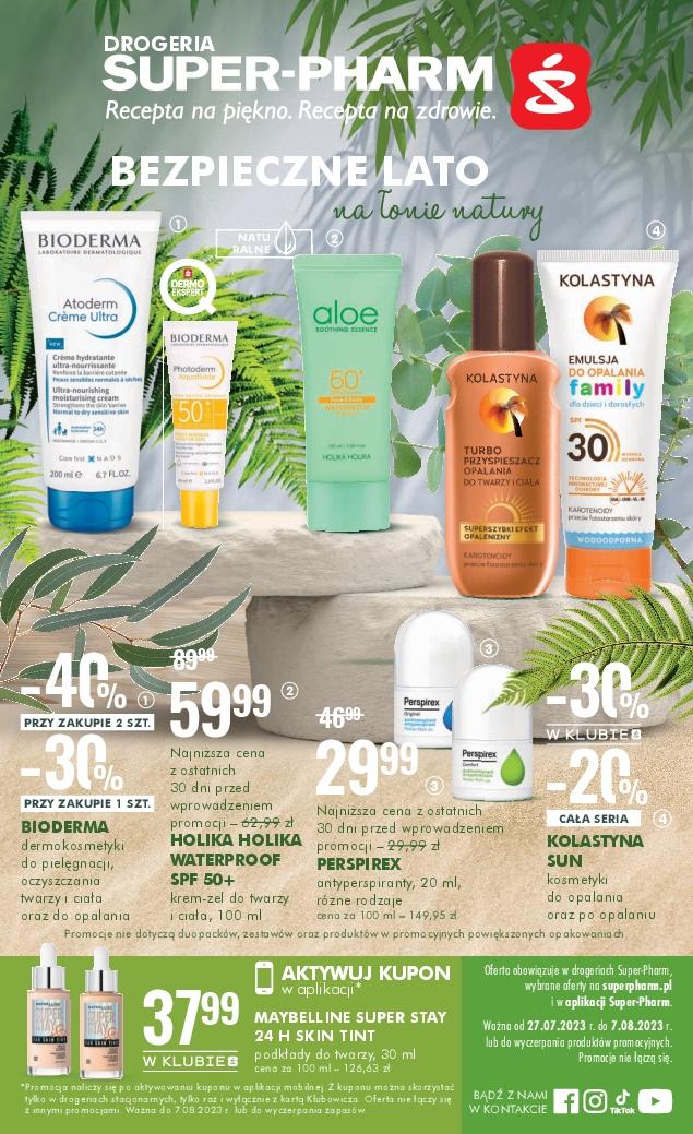 Gazetka promocyjna Superpharm str. 1