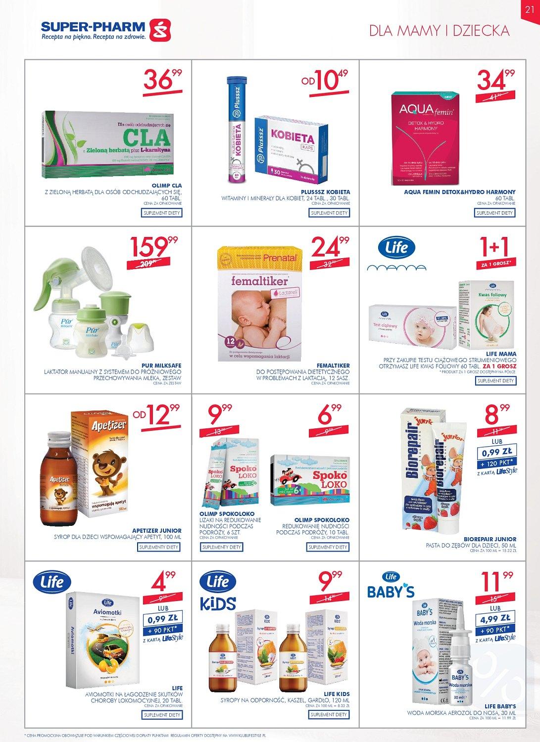 Gazetka promocyjna Superpharm str. 21