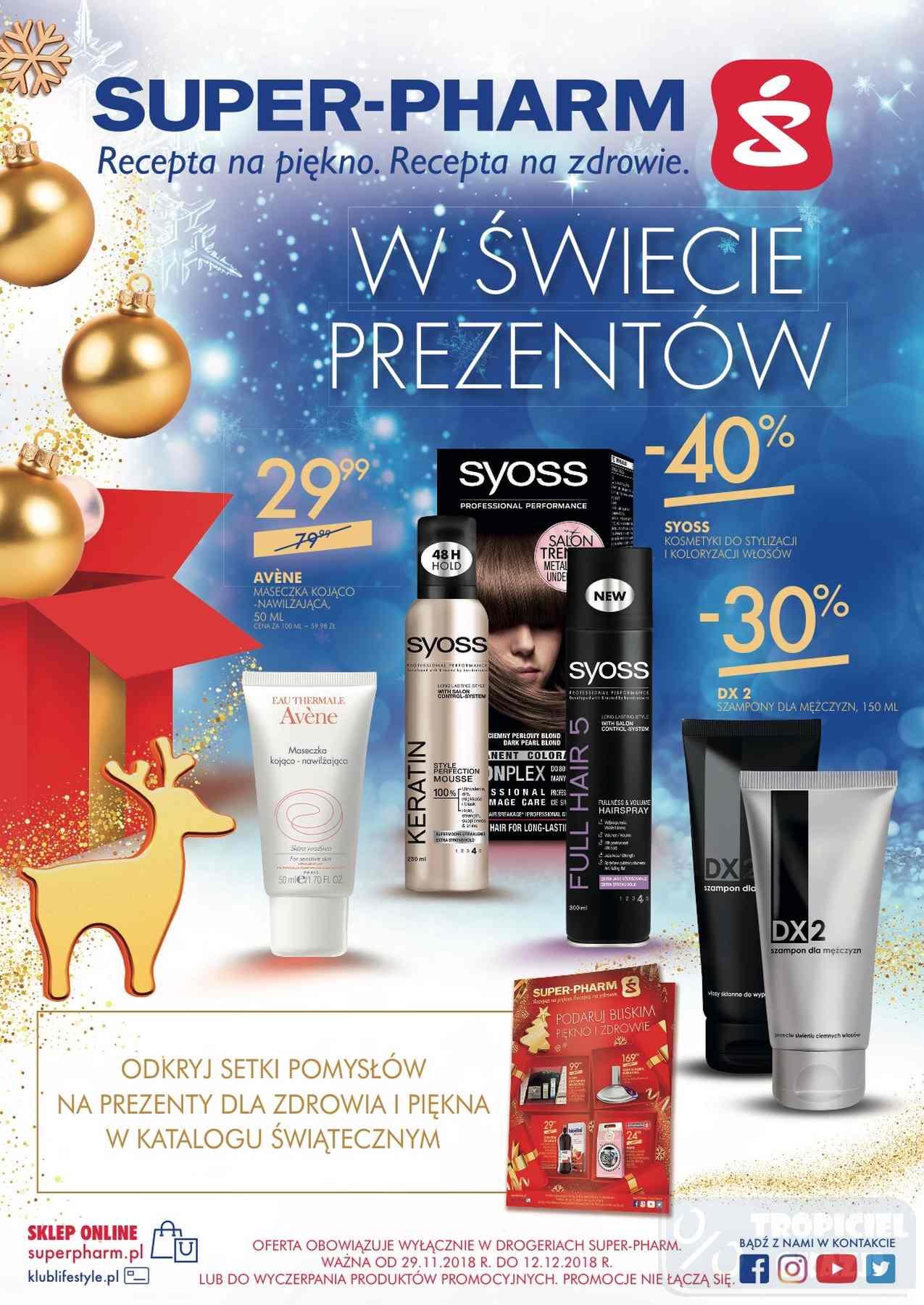 Gazetka promocyjna Superpharm str. 1