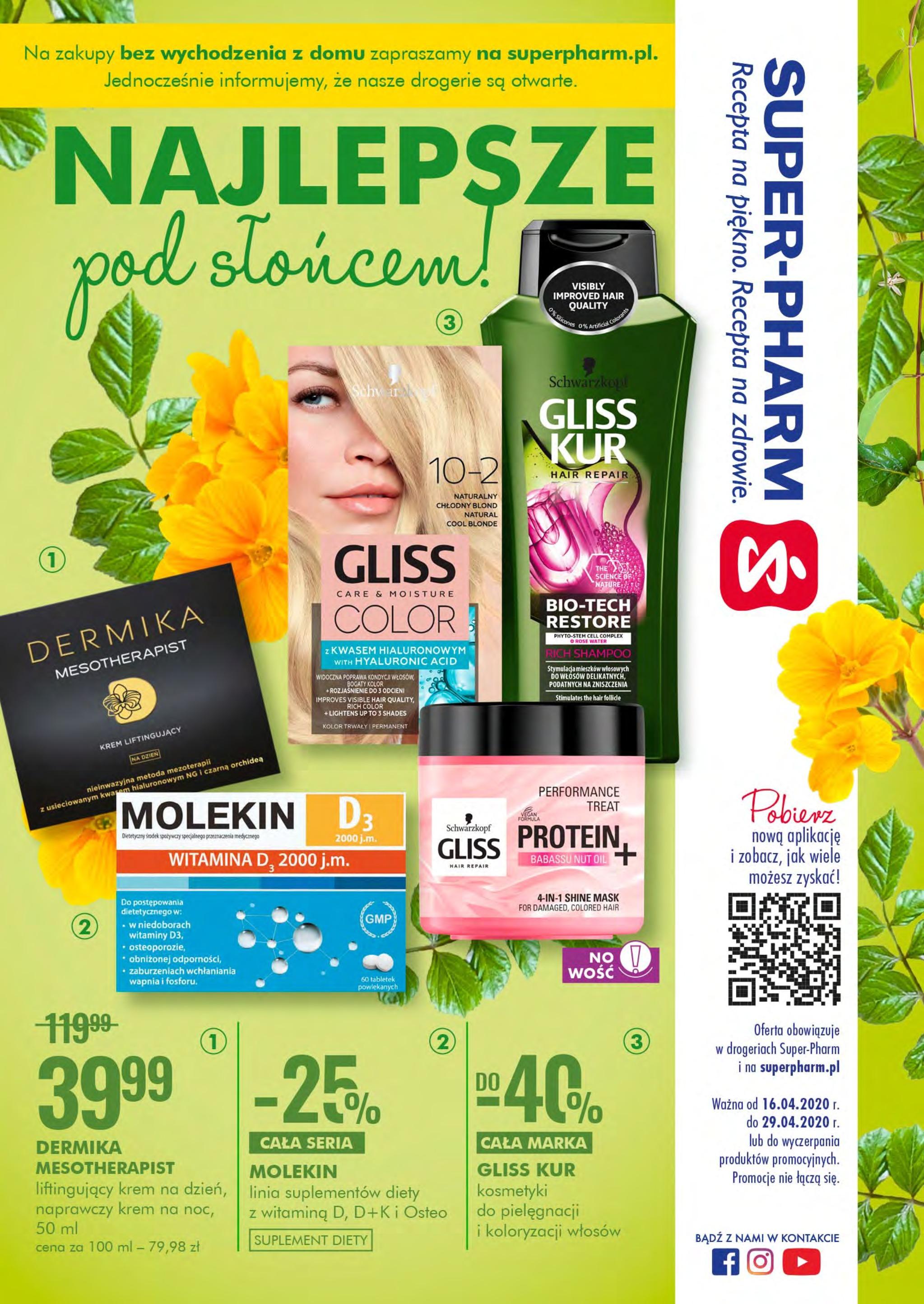 Gazetka promocyjna Superpharm str. 1