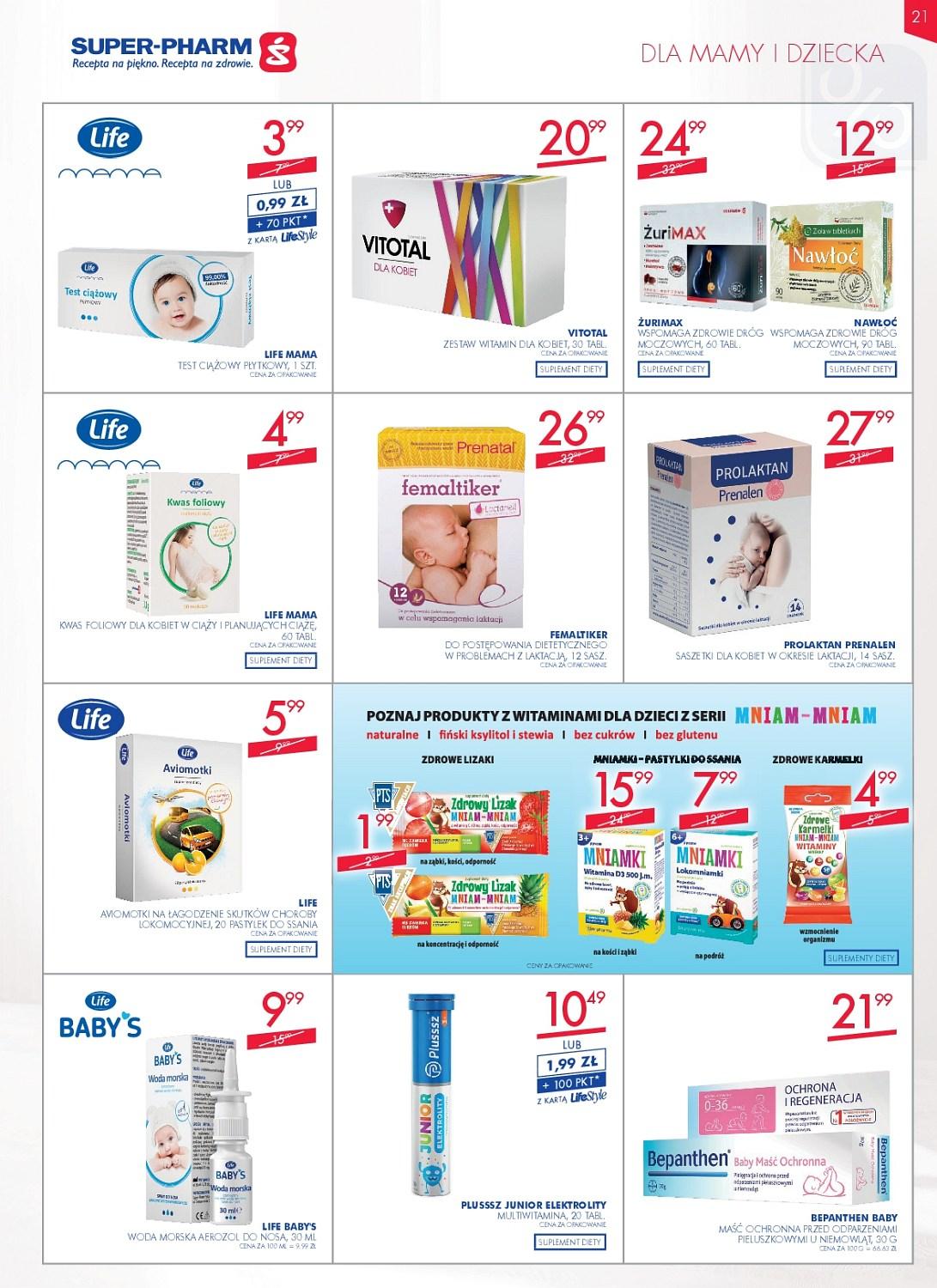 Gazetka promocyjna Superpharm str. 21
