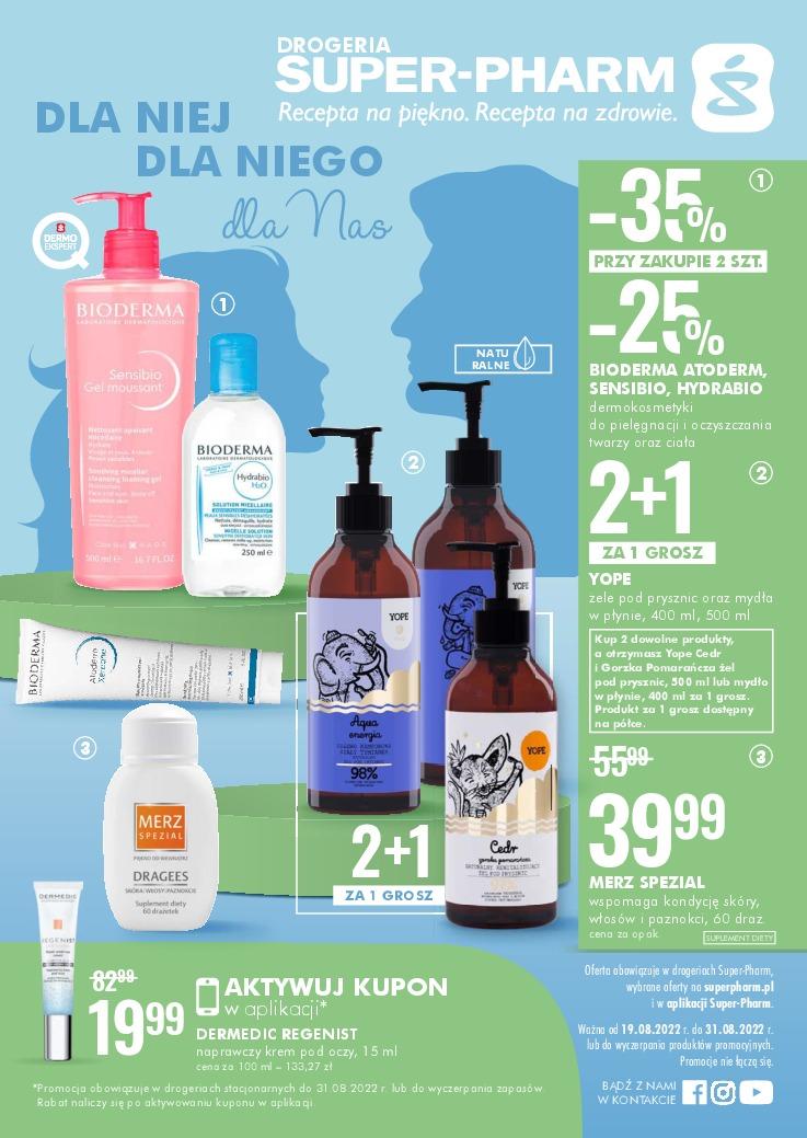 Gazetka promocyjna Superpharm str. 1