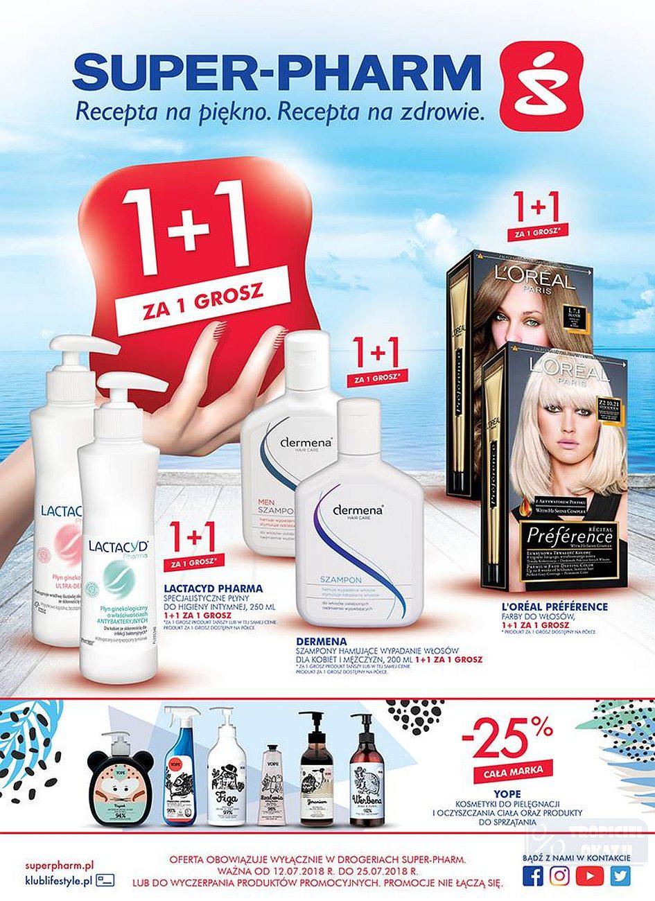 Gazetka promocyjna Superpharm str. 1