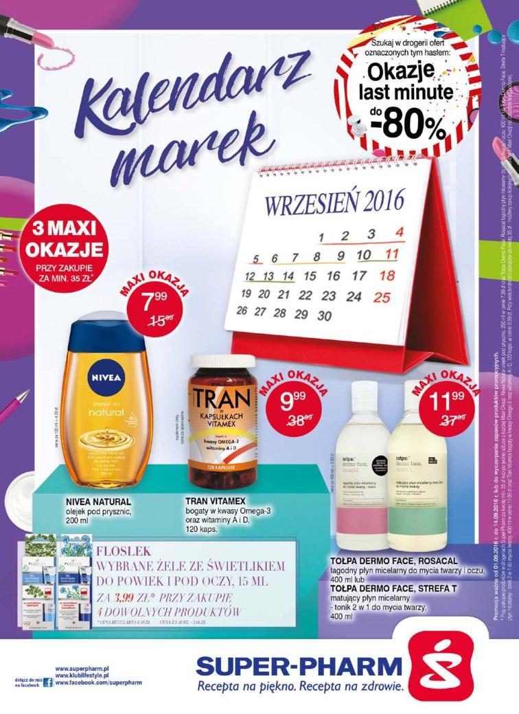 Gazetka promocyjna Superpharm str. 1