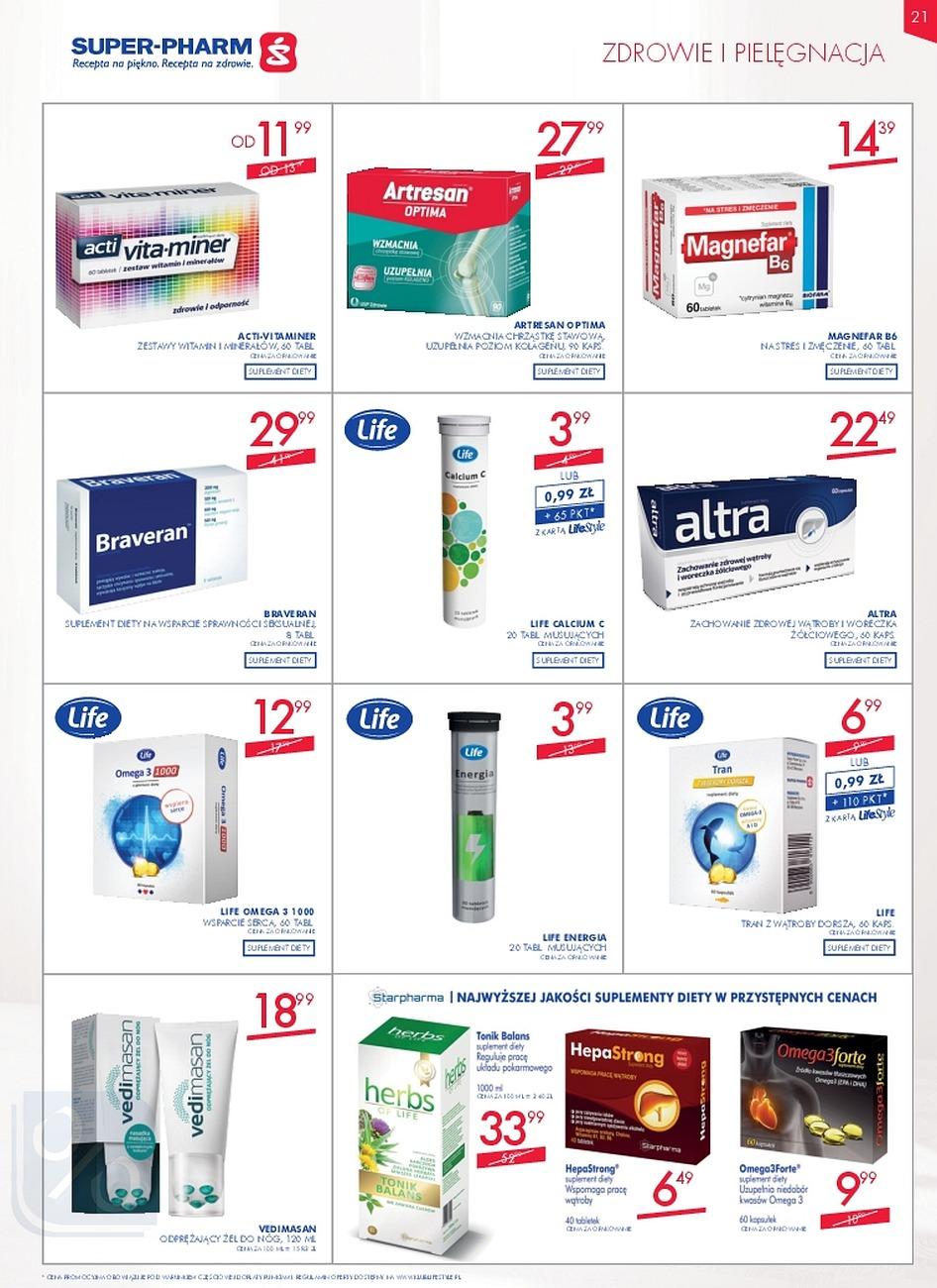 Gazetka promocyjna Superpharm str. 21