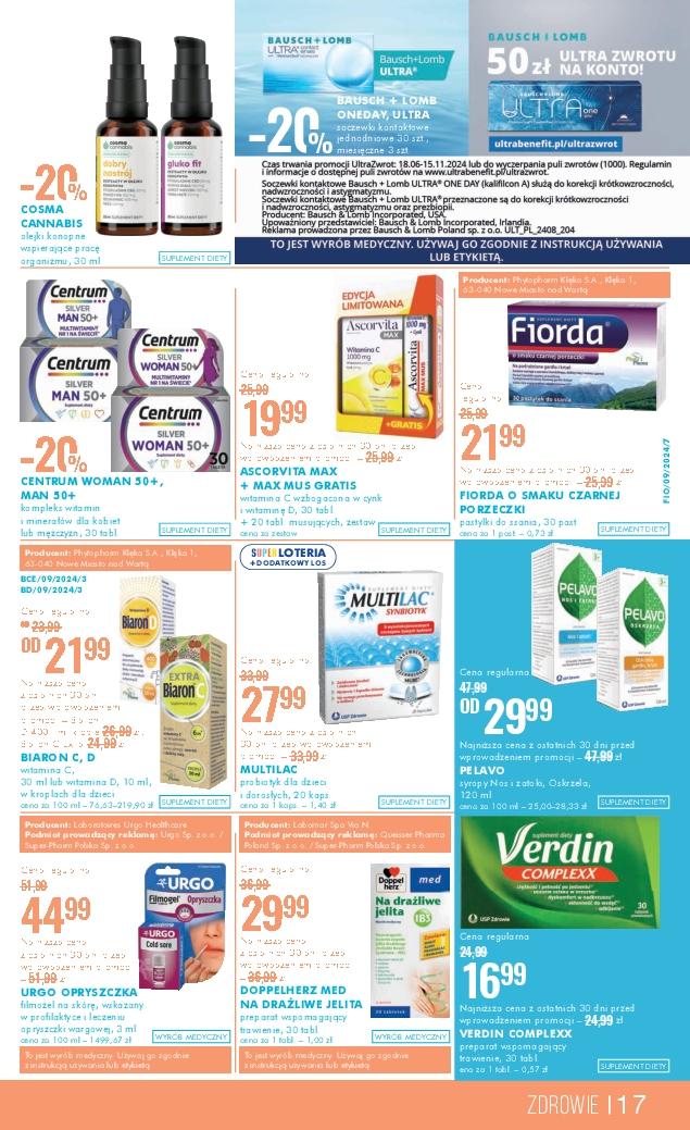 Gazetka promocyjna Superpharm str. 17