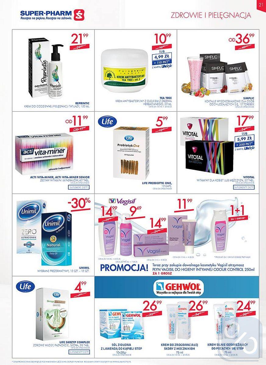 Gazetka promocyjna Superpharm str. 21