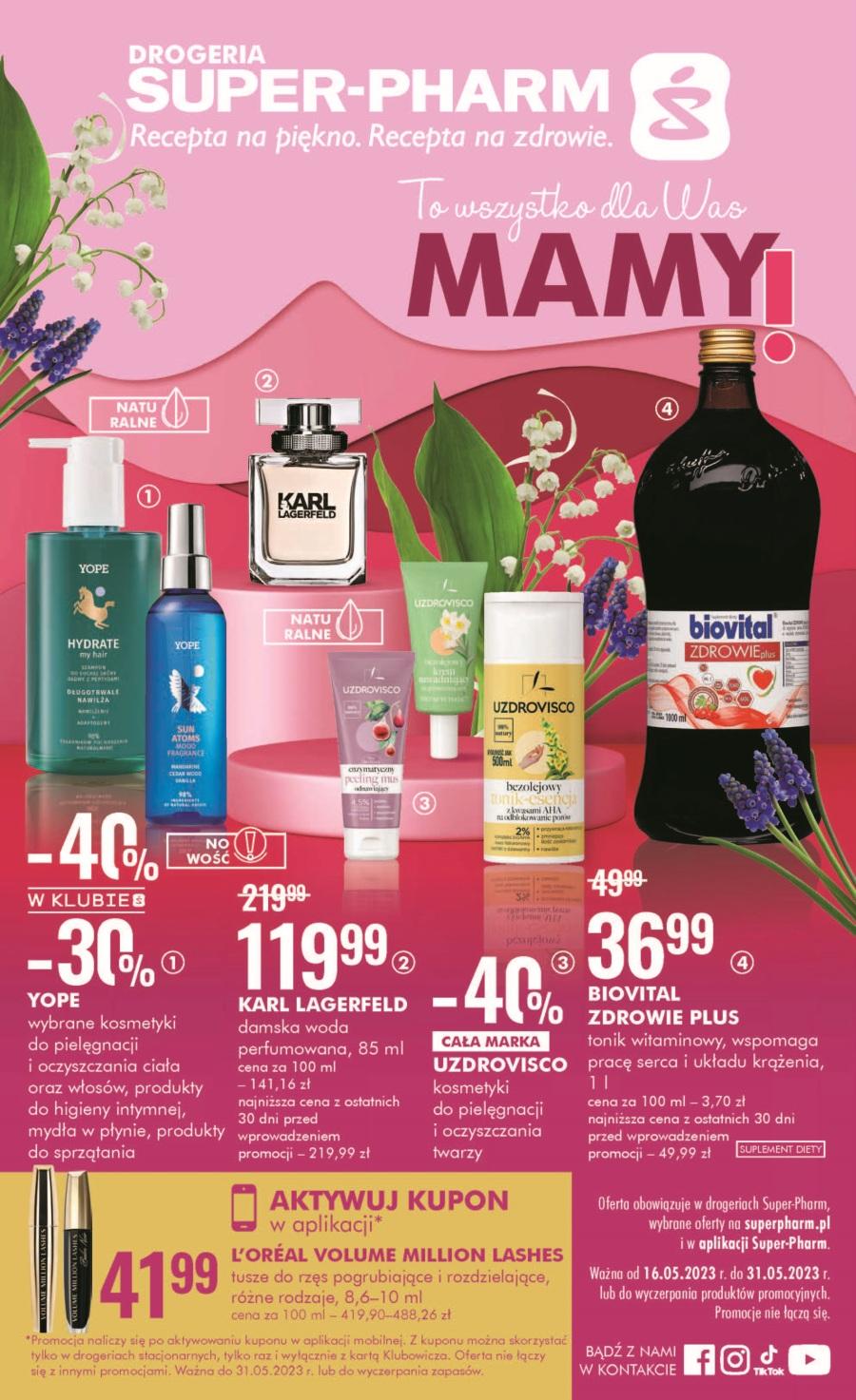 Gazetka promocyjna Superpharm str. 1